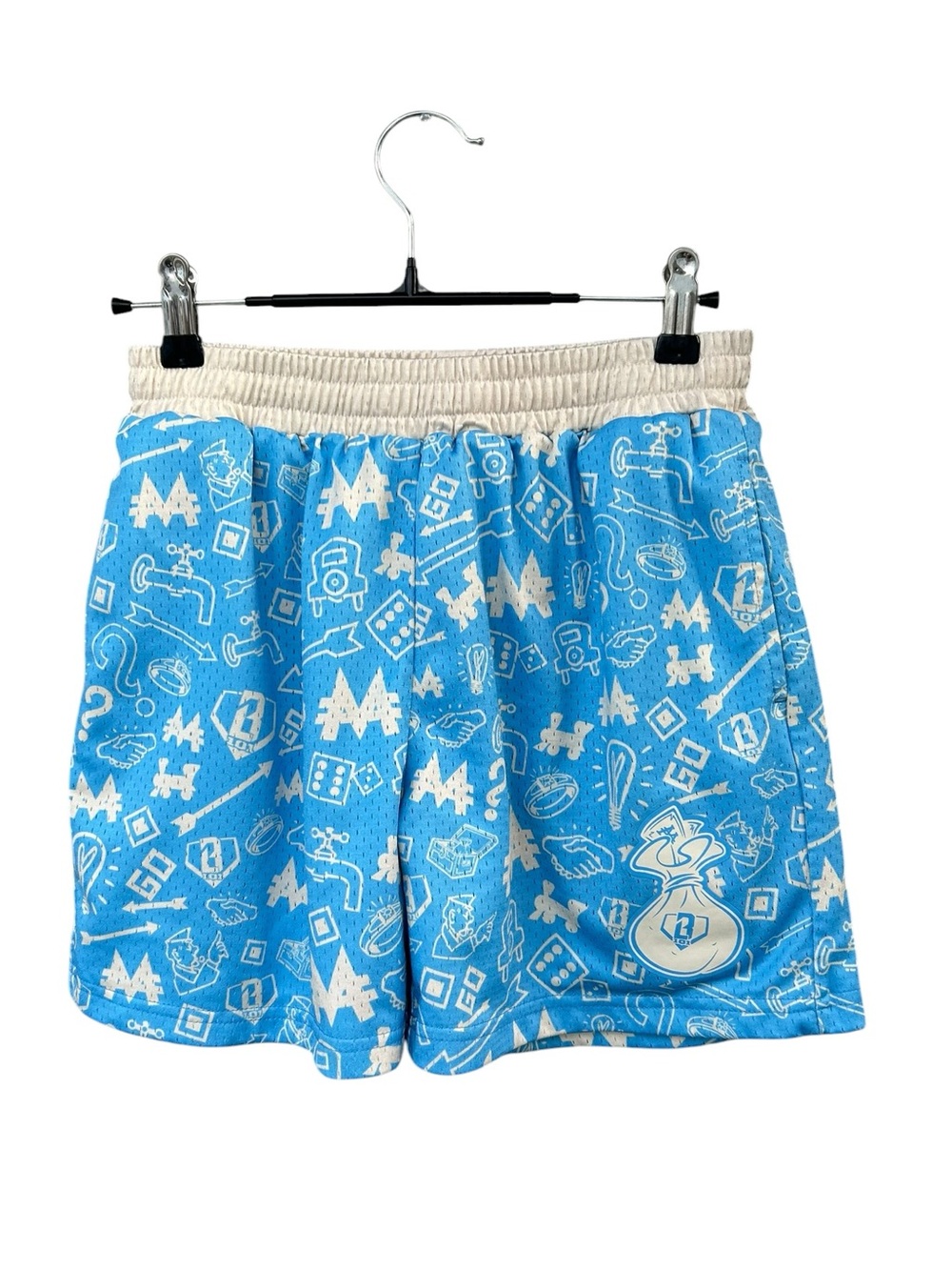 Baseball Lifestyle 101 x Monopoly Boys' 5” Grand Slam Collector Shorts - Size YL